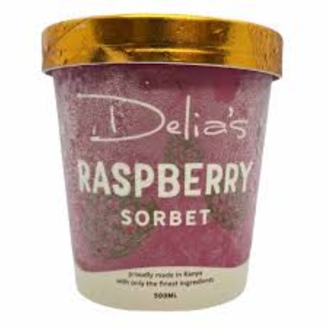 DELIAS RASPBERRY SORBET 500ML